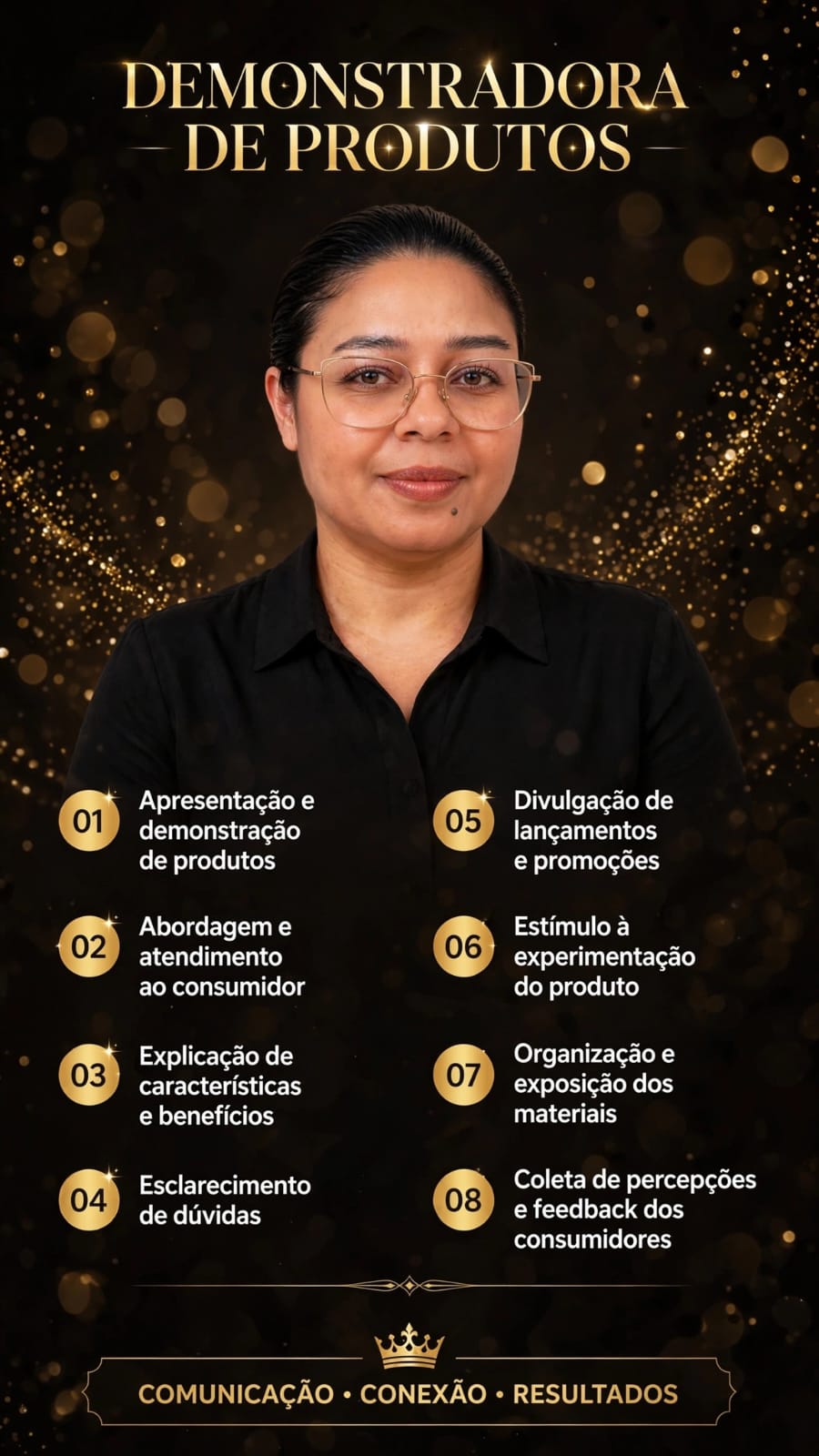 Érika Bezerra, demonstradora de produtos